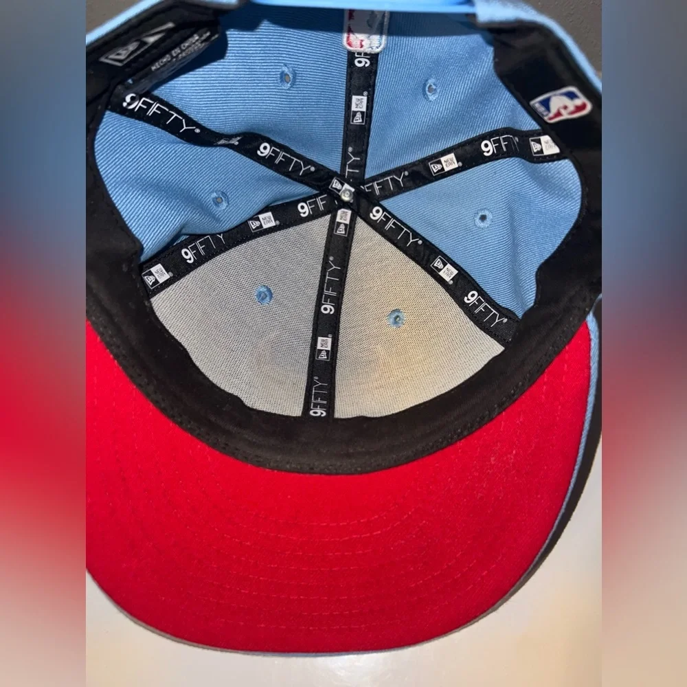 NBA Chicago Bulls SnapBack Cap | North Carolina Blue, Bold Team Graphic Design - Picture 8 of 8